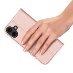 Dux Ducis Skin Pro preklopna maska za iPhone 16, ružičasta