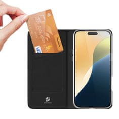 Dux Ducis Skin Pro preklopna maska za iPhone 16, crno