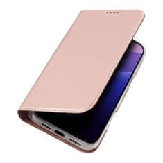 Dux Ducis Skin Pro preklopna maska za iPhone 16 Pro, ružičasta