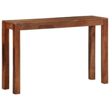 Vidaxl Konzolni stolić 120x30x76 cm Masivno drvo akacije