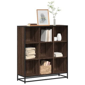 Vidaxl Polica za knjige smeđa hrast 97,5x33x107,5 cm