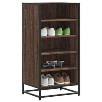 Vidaxl Ormarić za cipele smeđi hrast 48x38x97,5 cm