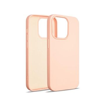 BE Silikonska maskica za iPhone 15 Pro, ružičasto zlatna