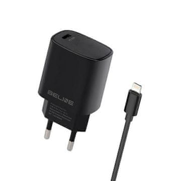 BE 20W Power Delivery USB-C zidni punjač crne boje