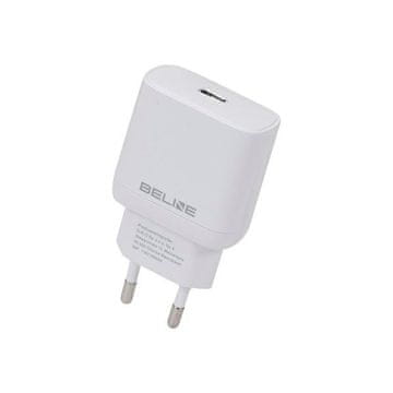 BE 25W GaN Power Delivery USB-C zidni punjač bijeli