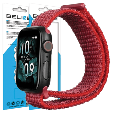 INNA Beline Remen Za Apple Watch Najlon 38/40/41Mm Za Zamjenu Sata Crveni