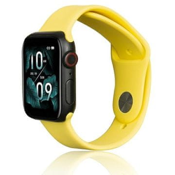 BE Silikonski remen za Apple Watch 38/40/41 mm žuti