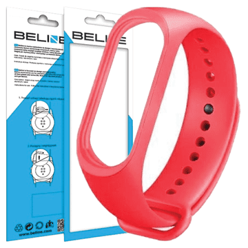 Beline remen za Mi Band 3/4 crveni