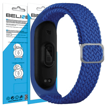 Beline pasek za Mi Band 7/6/5 Textileniebieski/plavi