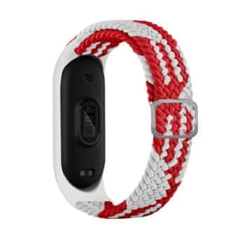 BE Remen za Xiaomi Mi Band 3/4 tekstilni crveni