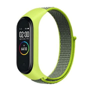 BE Mi Band 7 remen najlonska petlja žuta