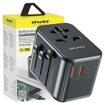 Awei Awei Univerzalni Putni Punjač 2Xusb 3Xusb-C Za Iphone 11 12 13