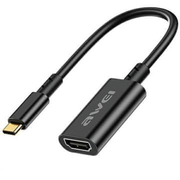 Awei USB-C na HDMI adapter 4K 30Hz crni