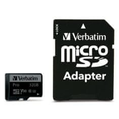 Verbatim Verbatim Microsd Kartica 32 Gb + Pro U3 Adapter Za Android Uređaje