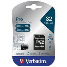Verbatim Verbatim Microsd Kartica 32 Gb + Pro U3 Adapter Za Android Uređaje