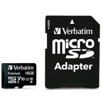 INNA Verbatim Microsdhc Kartica 16Gb V10+ Adapter Za Mobilne I Tablete