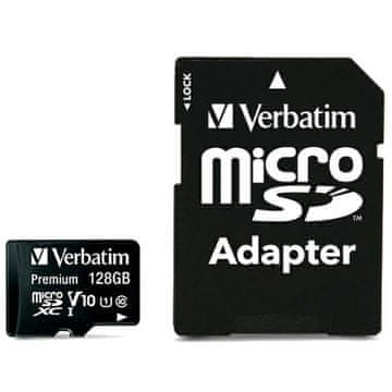Verbatim Verbatim Microsdxc Kartica 128 Gb Za Mobitele, Tablete, Adapter V10+ Brzina