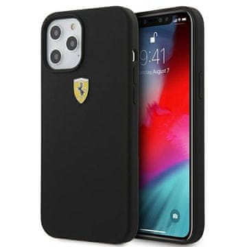 Ferrari FESSIHCP12LBK tvrda futrola za iPhone 12 Pro Max6.7" crno/crna, On Track silikonska