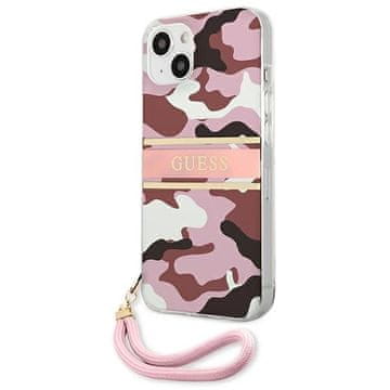 3MK Guess Tvrda Futrola Za Iphone 13 13 Pro 6.1 S Maskirnim Remenom, Kolekcija