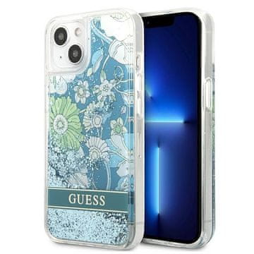 Guess Guess Futrola Za Iphone 13 Mini 5.4 Cvijet Tekuća Šljokica Tvrda Futrola