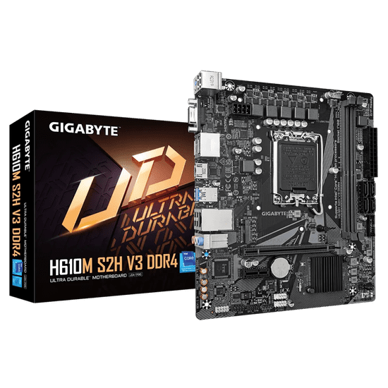 Gigabyte H610M S2H V3 matična ploča, DDR4, SATA3, HDMI, USB3.2Gen1, LGA1700, mATX (H610M S2H V3 DDR4)