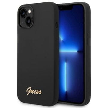 Guess Guess Tvrda Futrola Za Iphone 14 Plus 15 Plus 6.7 Silikonska Zlatna Logo