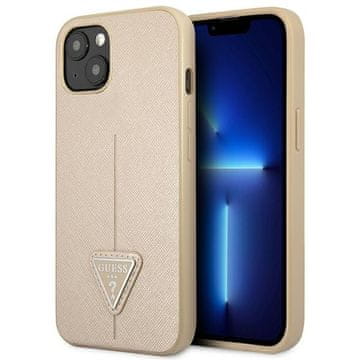 Guess Guess Tvrda Saffiano Futrola Za Iphone 14 Plus 15 Plus 6.7 S Logom Trokuta