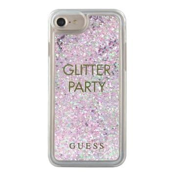Guess Guess Tvrda Futrola Za Iphone 6 7 8 Se 2020 2022 Tekuća Šljokica Za Zabavu