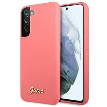 Guess Guess Futrola Za Samsung Galaxy S22+ S906 Tvrda Silikonska Futrola S Metalnim Logom