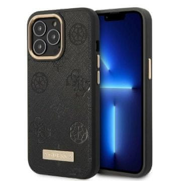 Guess Guess Magnetska Tvrda Futrola Za Iphone 13 13 Pro Pločica S Logom Božura