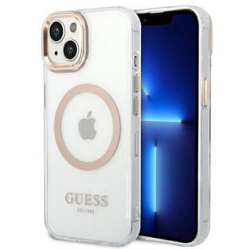 Guess Guess Tvrda Futrola Za Iphone 14 Plus 15 Plus 6.7 Za Magsafe Metalni Okvir