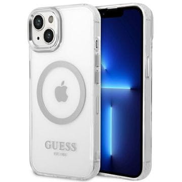 Guess Guess Tvrda Futrola Za Iphone 14 Plus 15 Plus Metalna Futrola S Okvirom Za Magsave