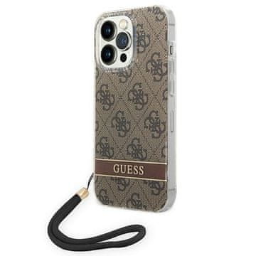 Guess Guess Tvrda Futrola Za Iphone 14 Pro Max 6.7 S Ukrasenim 4G Printom I Remenom
