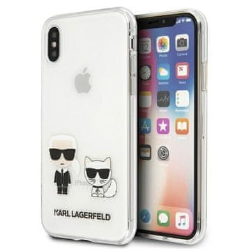 Karl Lagerfeld Futrola za iPhone Xs Max Karl & Choupette prozirna
