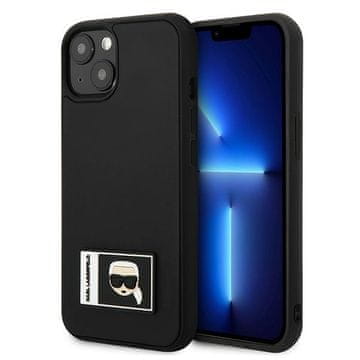 Karl Lagerfeld Ikonik Patch crna maskica za iPhone 13