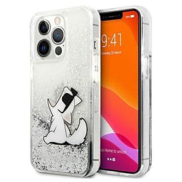 Karl Lagerfeld Futrola za iPhone 13 Pro Max Liquid Glitter Silver
