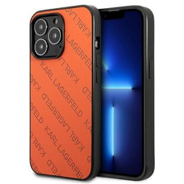 Karl Lagerfeld perforirana narančasta maskica za iPhone 13 Pro Max