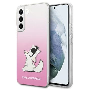 Karl Lagerfeld Maska za Samsung Galaxy S22 Plus, Choupette, roza