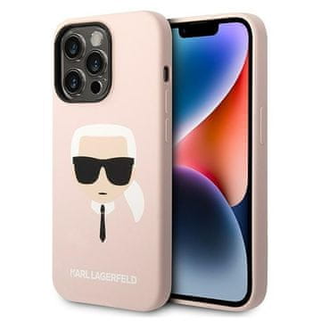 Karl Lagerfeld MagSafe svijetloružičasta maskica za iPhone 14 Pro Max