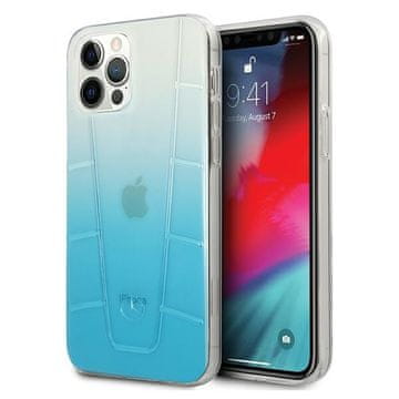 MERCEDES Futrola za iPhone 12 prozirna linija plava