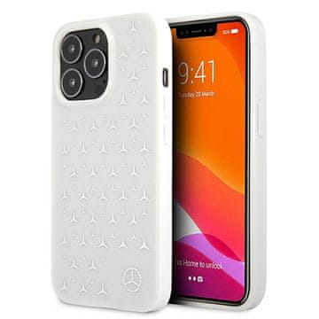 MERCEDES Futrola za iPhone 13 Pro Max srebrna zvijezda bijela