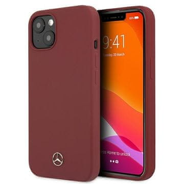 MERCEDES Silikonska maskica Line za iPhone 13 mini crvena