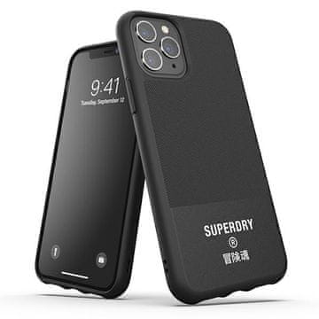 Superdry oblikovana platnena futrola za iPhone 11 Pro Max, crna