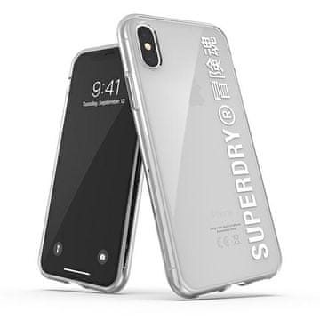 Superdry prozirna futrola za iPhone X, bijela