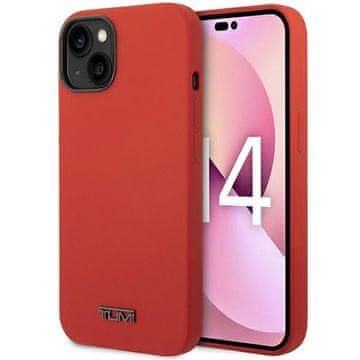 Tumi Tvrda crvena tekuća silikonska maskica za iPhone 14