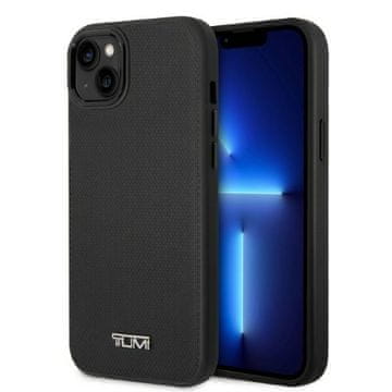 Tumi Futrola za iPhone 14 Hardcase Leather Ballistic MagSafe crna
