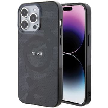 Tumi iPhone 15 Pro Max MagSafe Case Grey Camo Print