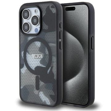 Tumi Futrola MagSafe za iPhone 15 Pro Max s crnim matiranim kamuflažnim uzorkom