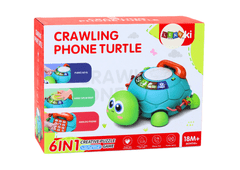 slomart Interaktivna LEAN TOYS Edukativna Želva Telefon 6u1