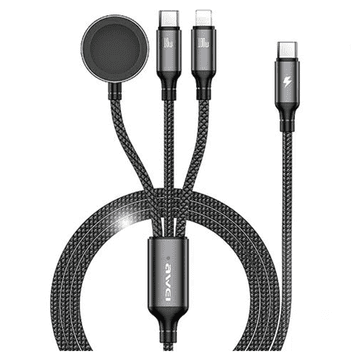 Awei Awei 3-U-1 Usb-C Set Kabelova Za Lightning Watch Za Apple Iphone 100W 10W
